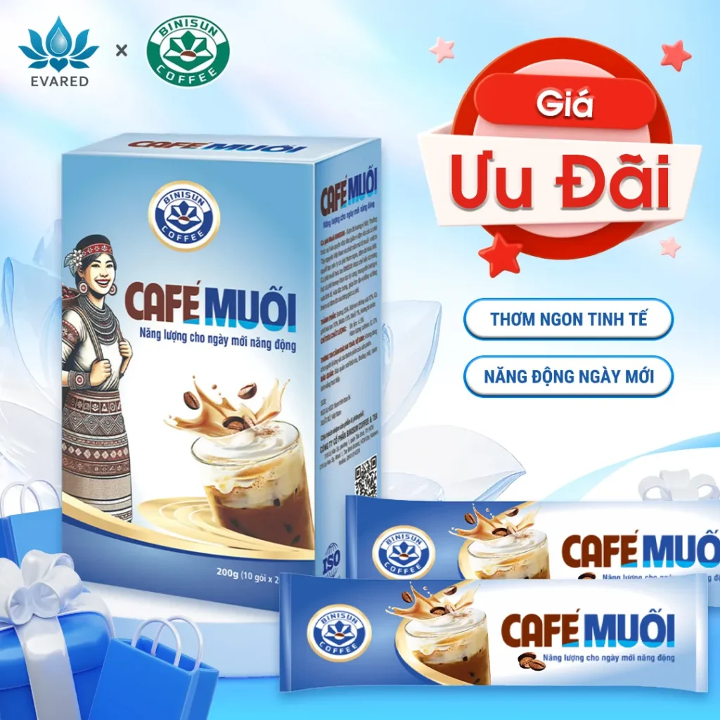 Cà Phê Muối Hòa Tan Binisun – Hương Vị Độc Đáo Khó Quên Cho Người Yêu Cà Phê