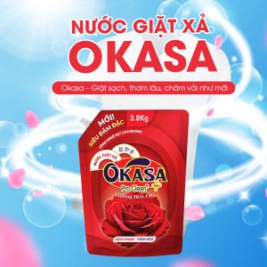 Nên chọn nước giặt xả OKASA đỏ hay tím? – So sánh nhanh để chọn loại phù hợp