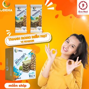Thanh rong biển hạt dinh dưỡng ODEHA hương vị wasabi