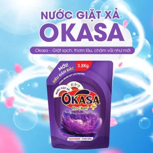 Nên chọn nước giặt xả OKASA đỏ hay tím? – So sánh nhanh để chọn loại phù hợp