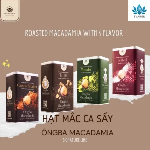 Hạt Mắc Ca Ông Ba Sấy Vị Wasabi 200g – Cay Nồng Sảng Khoái