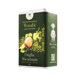 Hạt Mắc Ca Ông Ba Sấy Vị Wasabi 200g