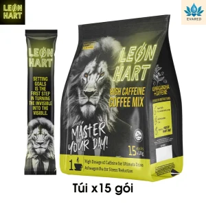 Cà Phê Năng Lượng hòa tan LeonHart High Caffeine Coffee Mix túi 15 gói 270g