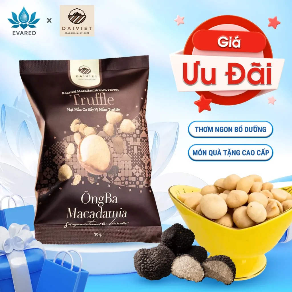 Macca Ông Ba Truffle 30g (Gói nhỏ tiện lợi) – Eva Red Store
