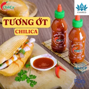 Combo 2 Chai Tương Ớt Chilica 255g – Chua Cay Lên Men Từ Ớt Tươi | Eva Red Store