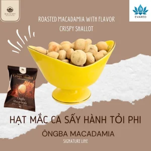 Hạt Mắc Ca Ông Ba Hành Tỏi Phi 30g – Ăn Vặt Healthy, Tiện Mang Đi | Eva Red